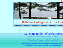 Tablet Screenshot of bellevuecottages.ca